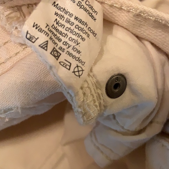 J Crew Stretch Jeans in Off White - Picture 9 of 10